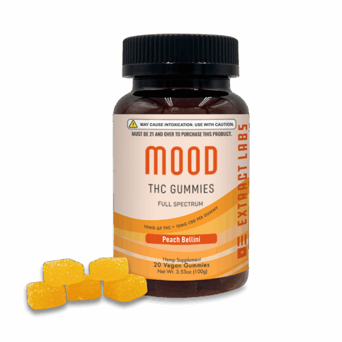 Delta 9 Gummies | Mood Gummies | Peach Bellini