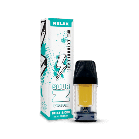 Sour Z Vape Pod | Relax | 12 Pack