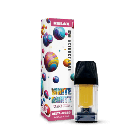 White Runtz Vape Pod | Relax | 12 Pack